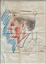 Hubert H Kendall-Drawing Italy-1943